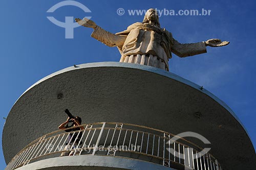 Subject: Tourist at Cristo statue / Place: Rio de Janeiro state / Date: 06/2008 