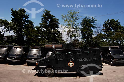  Subject: Armored cars of the Militar Police Special Forces / Place: Between Morro Pereirao and Tavares Bastos - Rio de Janeiro city - Rio de Janeiro state / Date: 07/2008 