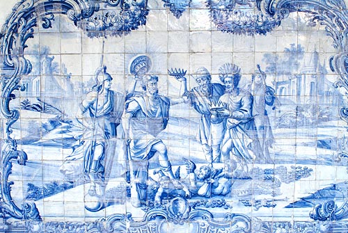  Subject: Tiles at Sao Francisco church / Place: Pelourinho neighbourhood - Salvador city - Bahia state / Date: 11/2007 