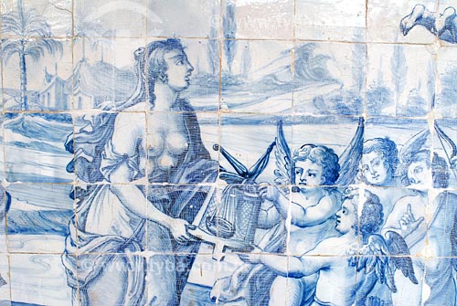  Subject: Tiles at Sao Francisco church / Place: Pelourinho neighbourhood - Salvador city - Bahia state / Date: 11/2007 