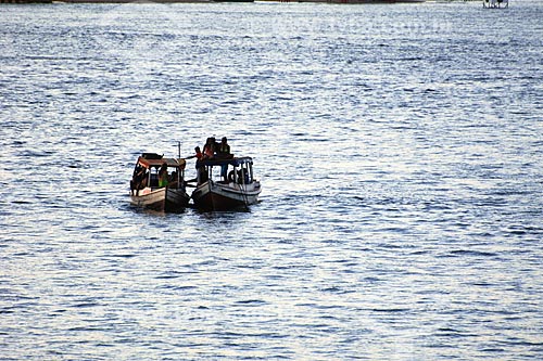  Subject: Boats on Tocantins and Araguaia rivers crossing / Place: Maraba region - Para state / Date: 08/2008 
