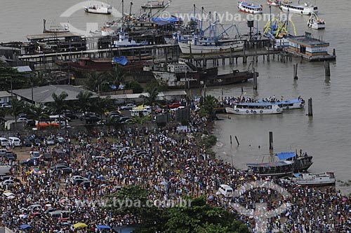  Subject: Fluvial procession to Nossa Senhora de Nazaré (Our Lady of Nazareth) - Icoaraci`s Harbor / Place: Belem City - Para State - Brazil / Date: 10/11/2008 