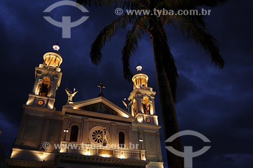  Subject: Night view of Igreja Matriz of Nossa Senhora de Nazare (Main Church of Our Lady of Nazareth) / Place: Belem City - Para State - Brazil / Date: 10/11/2008 