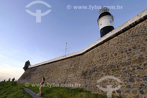  Subject: Forte Santo Antonio (Santo Antonio Fortress) Farol da Barra (Lighthouse) / Place: Salvador City - Bahia State - Brazil / Date: 11/03/2006 