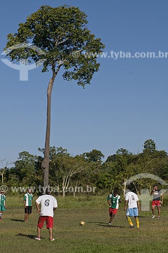  Subject: Soccer game in Cachoeira Extractive Reserve / Location: Acre State - Brazil/ Date: 07/12/2008 