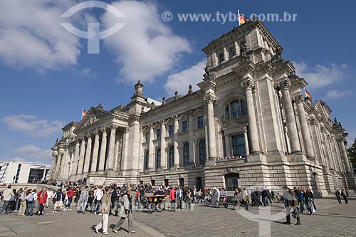  Subject: External view of Reichstag bulding in Berlin / Place: Berlin - Germany / Date: 09/27/2008 
