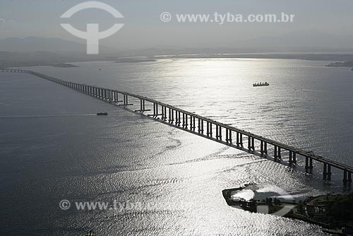  Subject: Aerial view of Rio-Niteroi bridge / Place: 08/15/2007 