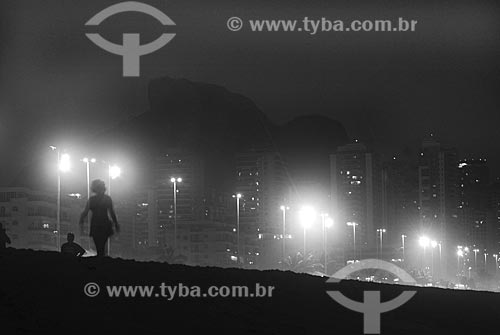  Subject: Praia da Barra da Tijuca (Barra da Tijuca Beach) at night / Place: Rio de Janeiro city - Rio de Janeiro state - Brazil / Date: 03/08/2008 