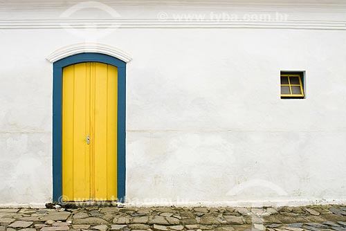  Subject: House in the historic center of Paraty / Place: Green Coast -  municpal district of Paraty - Rio de Janeiro State - Brazil / Date: 09/17/2008 