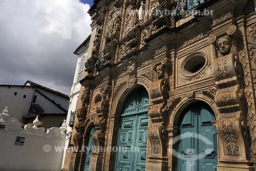  Subject: Facade of Ordem Terceira de Sao Francisco church (1702). Style: Varied, reminds plateresc barroc of spanish america / Place: Salvador city - Bahia state - Brazil / Date: 07/18/2008 