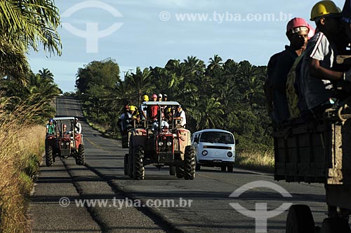  Subject: Land labourers transportation / Place: Nazare das Farinhas city - Bahia state - Brazil / Date: 07/18/2008 