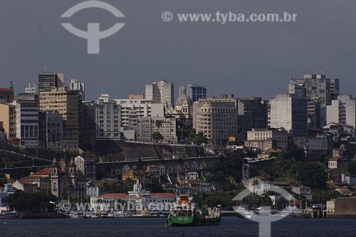  Subject: Salvador city seen from the sea (Todos os Santos bay) / Place: Salvador city - Bahia state / Date: 07/2008 