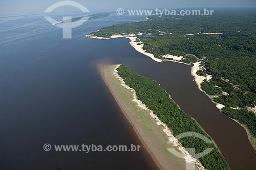  Subject: Margin of the Rio Negro (Black River), near the Sustainable Development Reserve of Tupé, west of Manaus city / Place: Amazonas state - Brazil / Date: 10/26/2007 