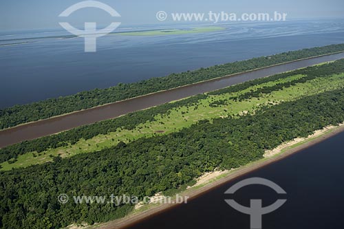  Subject: Anavilhanas Ecological Station (ESEC), in Rio Negro (Black River) / Place: Amazonas state - Brazil / Date: 10/26/2007 