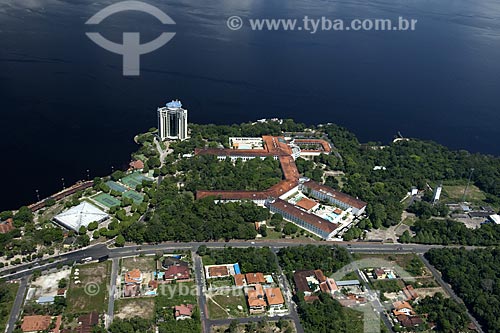  Subject: Tropical Hotel in Ponta Negra village, in the Rio Negro (Black River), located above Manaus city / Place: Amazonas state - Brazil / Date: 06/30/2007 