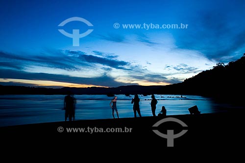  Subject: Sunset - Uruguay River / Place: Pratas Balneary - Sao Carlos City - Santa Catarina State - Brazil / Date: February 2009 