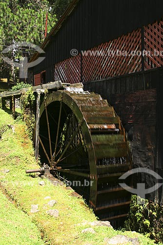  Subject: Water Wheel - Old Sawmill at State Park of Campos do Jordão, also knon as Horto Florestal / Place: Campos do Jordao City - Sao Paulo State - Brazil / Date: March 2009 