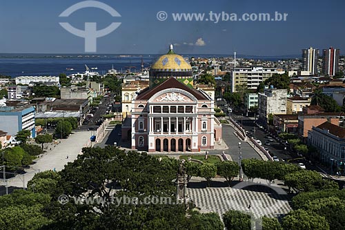  Subject: View of Amazon Theater (Teatro Amazonas) / Place: Manaus City - Amazonas State - Brazil / Date: June 2007 