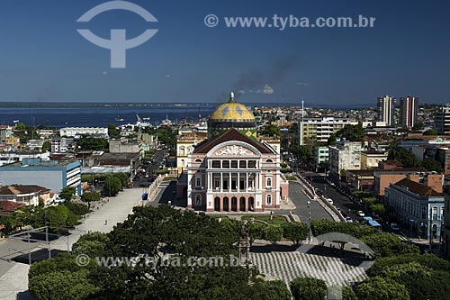  Subject: View of Amazon Theater (Teatro Amazonas) / Place: Manaus City - Amazonas State - Brazil / Date: June 2007 