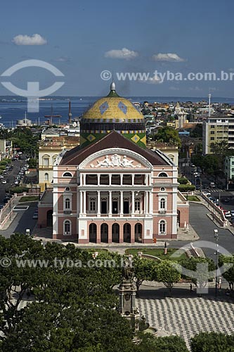  Subject: View of Amazon Theater (Teatro Amazonas) / Place: Manaus City - Amazonas State - Brazil / Date: June 2007 