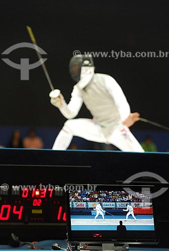 Subject: fencing competition - Pan American Games / Place: Rio de janeiro City - Rio de Janeiro State - Brazil / Date: July 2007 