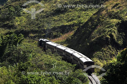  Subject: Train during journey  between Ouro Preto and Mariana cities / Place: Minas Gerais State - Brazil / Date: April 2009 