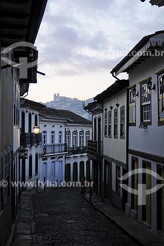  Subject: Bernardo Vasconcelos Street / Place: Ouro Preto City - Minas Gerais State - Brazil / Date: April 2009 