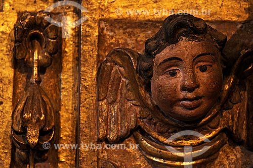  Subject: Detail of sculpture in colonial style - Baroque - Nossa Senhora do Pilar Church / Place: Ouro Preto City - Minas Gerais State - Brazil / Date: April 2009 