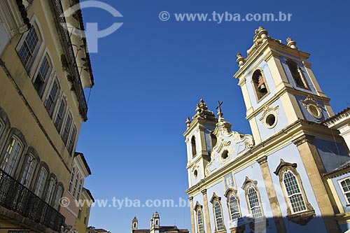  Subject: View of Pelourinho with Nossa Senhora do Rosario dos Pretos Church / Place: Salvador City - Bahia State - Brazil / Date: February 2006 