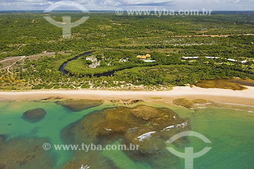  Subject: Aerial view of Praia do Forte (Fort Beach) / Place: Mata de Sao Joao City - Bahia State - Brazil / Date: February 2006 