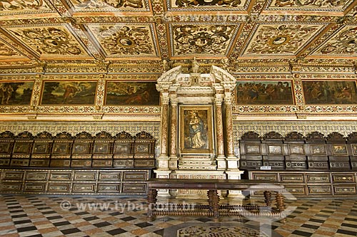  Subject: Interior of Basilik Cathedral / Place: Salvador City - Bahia State - Brazil / Date: February 2006 