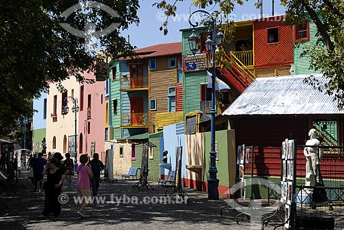  Colorful houses - Street Museum Caminito  - Buenos Aires city - Buenos Aires province - Argentina