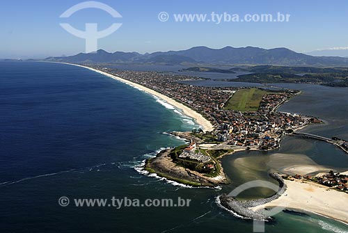  Subject: Aerial view of Saquarema / Place: Saquarema City - Rio de Janeiro State - Brazil / Date: June 2008 