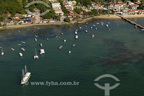  Subject: Aerial view of Praia da Armação (Armaçao Beach) / Place: Buzios City - Rio de Janeiro State - Brazil / Date: June 2008 