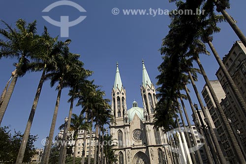  Catedral da Se (Sao Paulo Metropolitan Cathedral), its located in Praça da Se (Se Square) in the center of Sao Paulo. Is considered by some to be the 4th largest neo-gothic cathedral in the world  - Sao Paulo city - Sao Paulo state (SP) - Brazil
