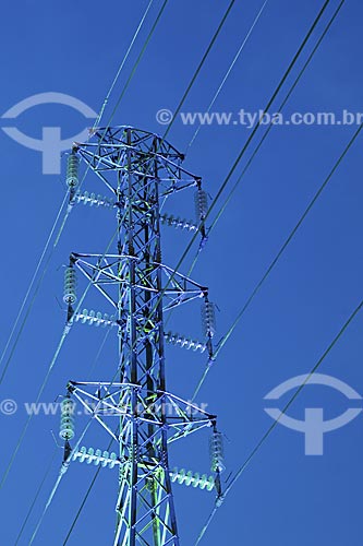  Subject: Electricity pylon (transmission tower) / Place: Nova Iguaçu city - Rio de Janeiro state - Brazil / Date: 2008  