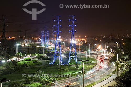  Subject: Electricity pylons (transmission towers) / Place: Nova Iguaçu city - Rio de Janeiro state - Brazil / Date: 2008  