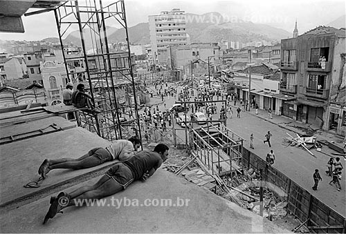  Subject: Demolition of Zona do Mangue (Mangrove Zone) / Place: Cidade Nova neighborhood - Rio de Janeiro state (RJ) - Brazil / Date: 11/1977 