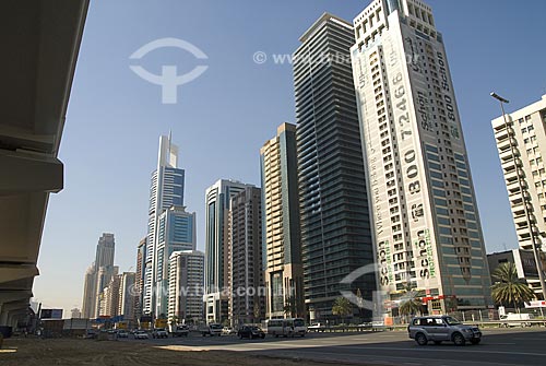  Dubai street with buildings - Dubai - United Arab Emirates 