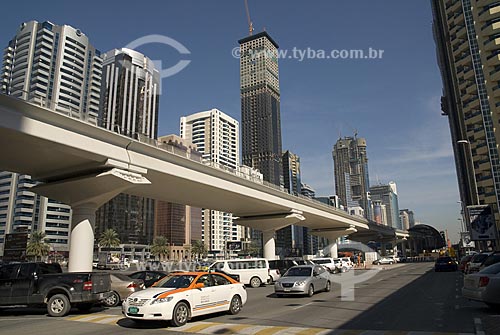  Dubai street with buildings - Dubai - United Arab Emirates 