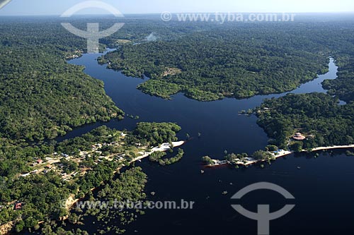  Subject: Aerial view of Tupe Sustainable Development Reserve / Place: Black River (Rio Negro) Near Manaus City - Amazonas State - Brazil / Date: June 2007 