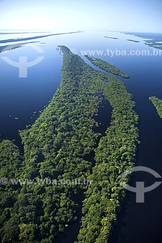  Subject: Aerial view of Anavilhanas Ecological Station (ESEC) / Place: Rio Negro (Black River) - Amazonas State - Brazil / Date: June 2007 