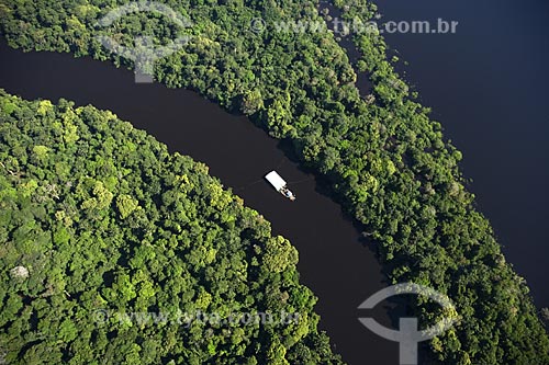  Subject: Aerial view of Anavilhanas Ecological Station (ESEC) / Place: Rio Negro (Black River) - Amazonas State - Brazil / Date: June 2007 