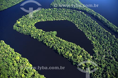  Subject: Aerial view of Anavilhanas Ecological Station (ESEC) / Place: Rio Negro (Black River) - Amazonas State - Brazil / Date: June 2007 