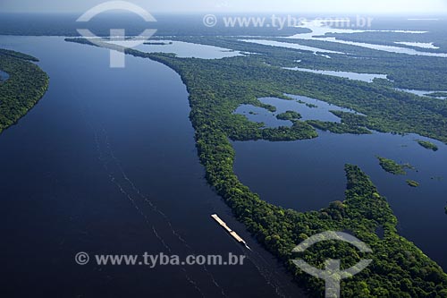  Subject: Aerial view of Anavilhanas Ecological Station (ESEC) / Place: Rio Negro (Black River) - Amazonas State - Brazil / Date: June 2007 