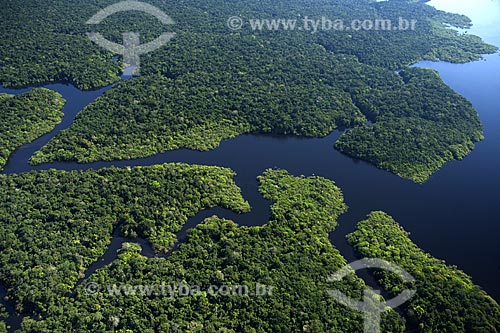  Subject: Aerial view of Anavilhanas Ecological Station (ESEC) / Place: Rio Negro (Black River) - Amazonas State - Brazil / Date: June 2007 