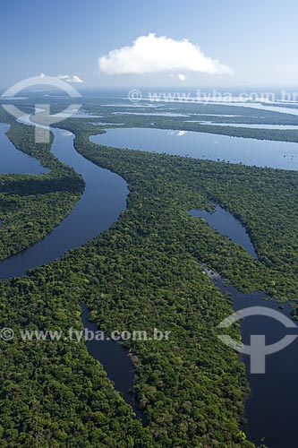  Subject: Aerial view of Anavilhanas Ecological Station (ESEC) / Place: Rio Negro (Black River) - Amazonas State - Brazil / Date: June 2007 