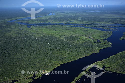  Subject: Aerial view of Jau National Park - Rio Negro (Black River) / Place: Amazonas State - Brazil / Date: June 2007 