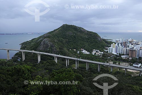  Subject: Terceira Ponte ( Third Bridge ) that links Vitória and Vila Velha cities / Place: Vitoria - Espirito Santo state - Brazil / Date: March 2008 