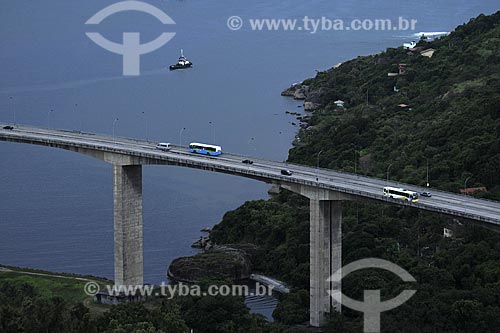  Subject: Terceira Ponte ( Third Bridge ) that links Vitória and Vila Velha cities / Place: Vitoria - Espirito Santo state - Brazil / Date: March 2008 